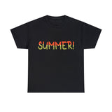 Summer T-Shirt: Summer (Watermelon Font)