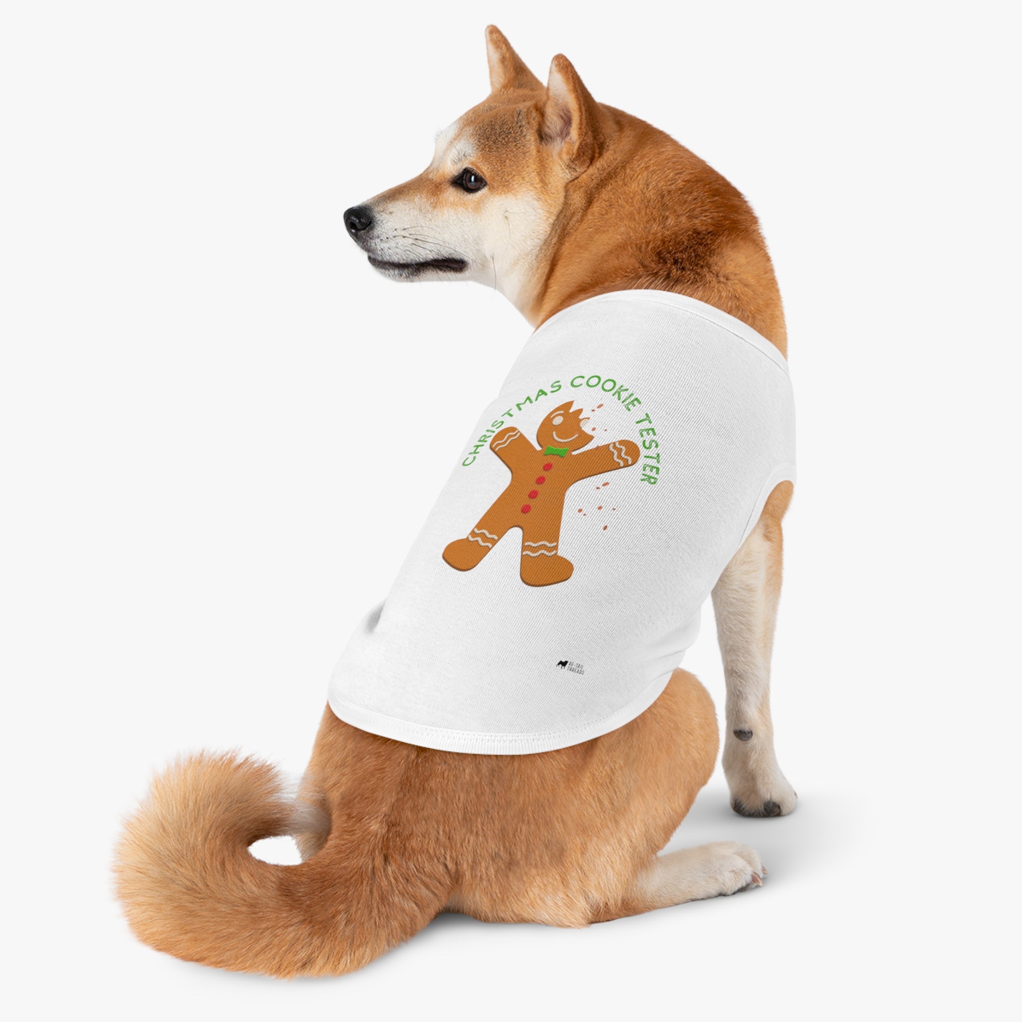 Dog Tank Top - Christmas Cookie Tester Shirt