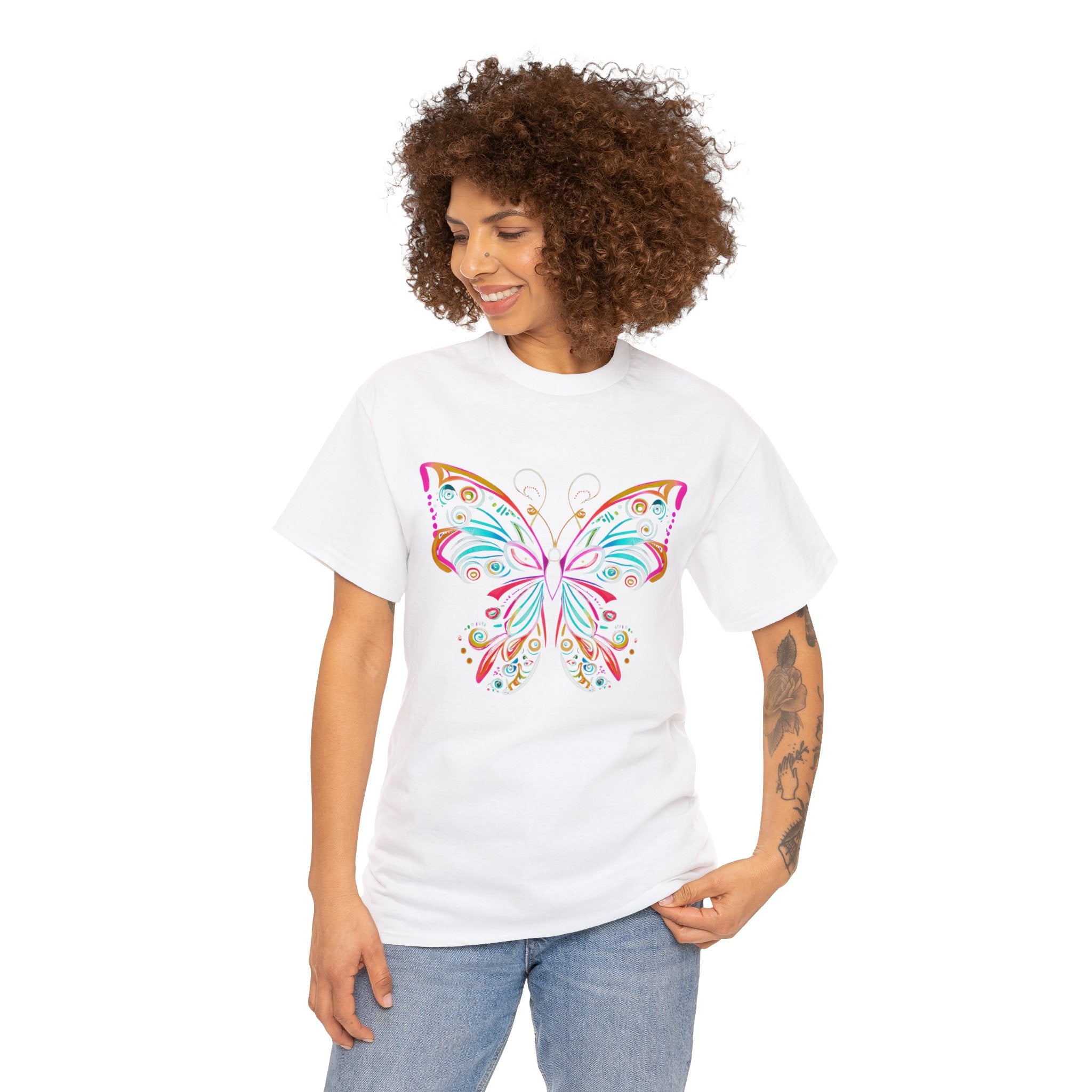 Summer T-Shirt: Colorful Butterfly