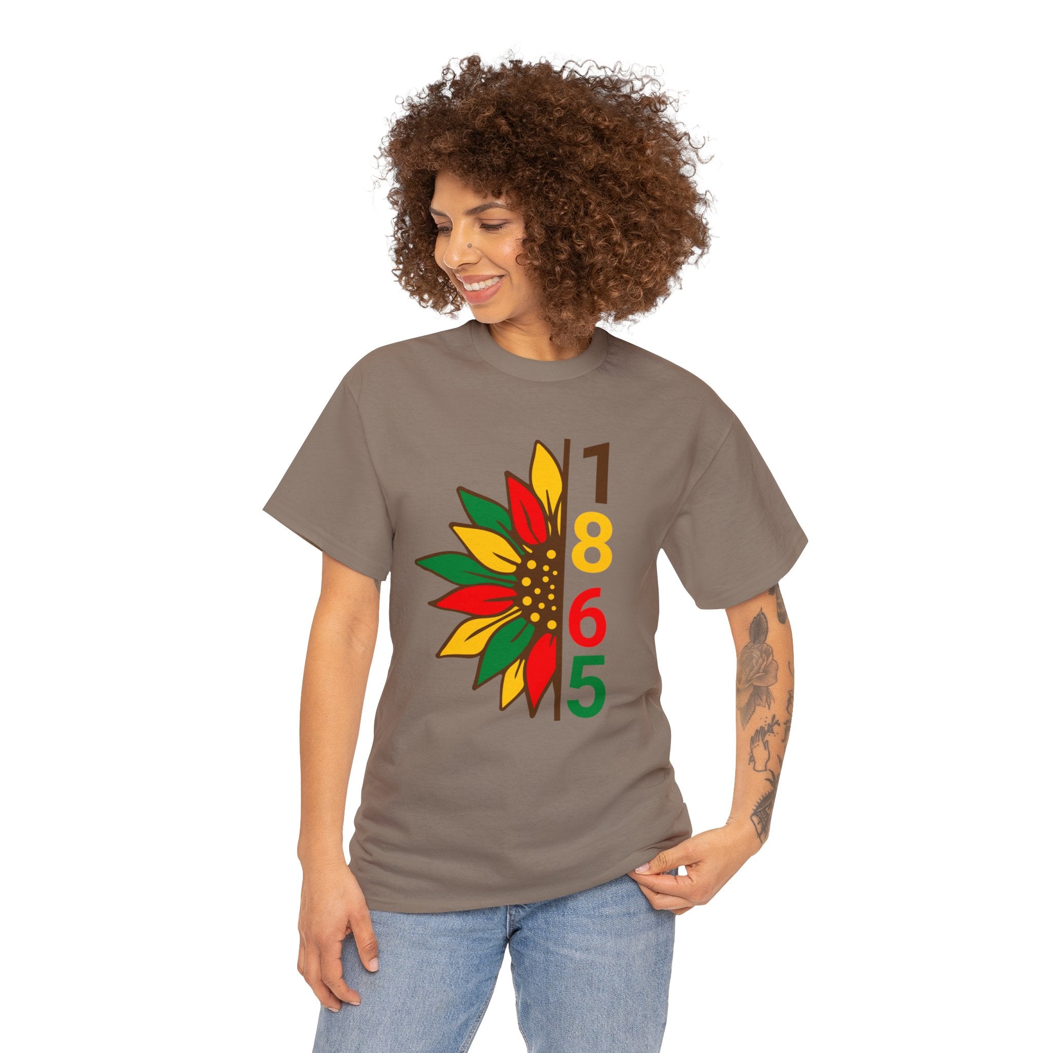 Juneteenth T-Shirt: 1865 Flower