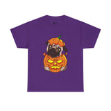 Halloween T-Shirt: Pug in a Pumpkin