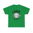 Cat T-Shirt: Hate Mornings & People