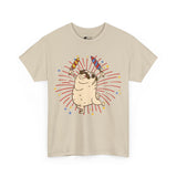 Pug T-Shirt: Pug Fireworks