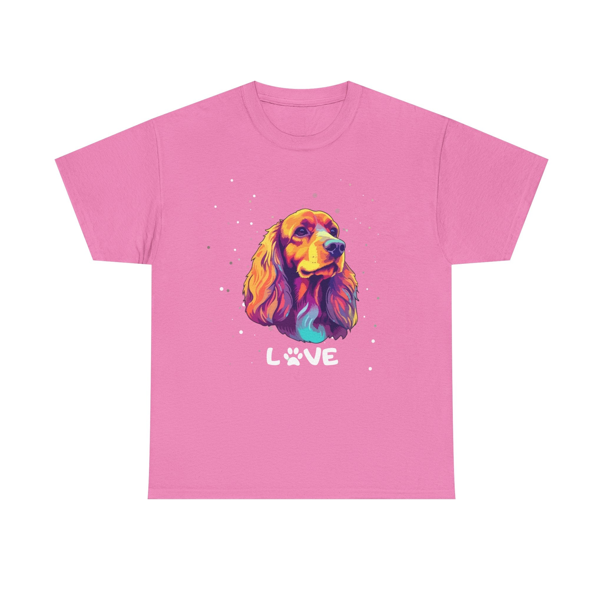 Dog T-Shirt: English Cocker Spaniel Love