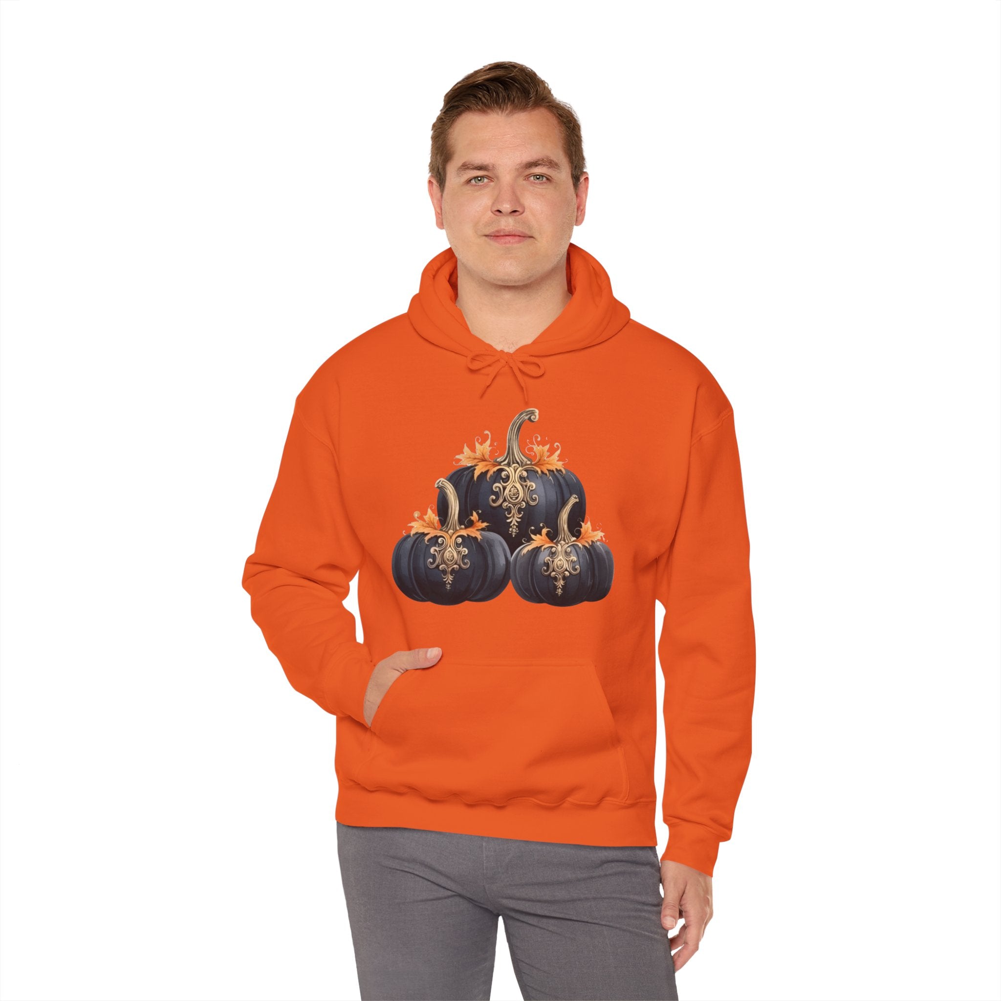 Halloween Hoodie: Jeweled Pumpkin