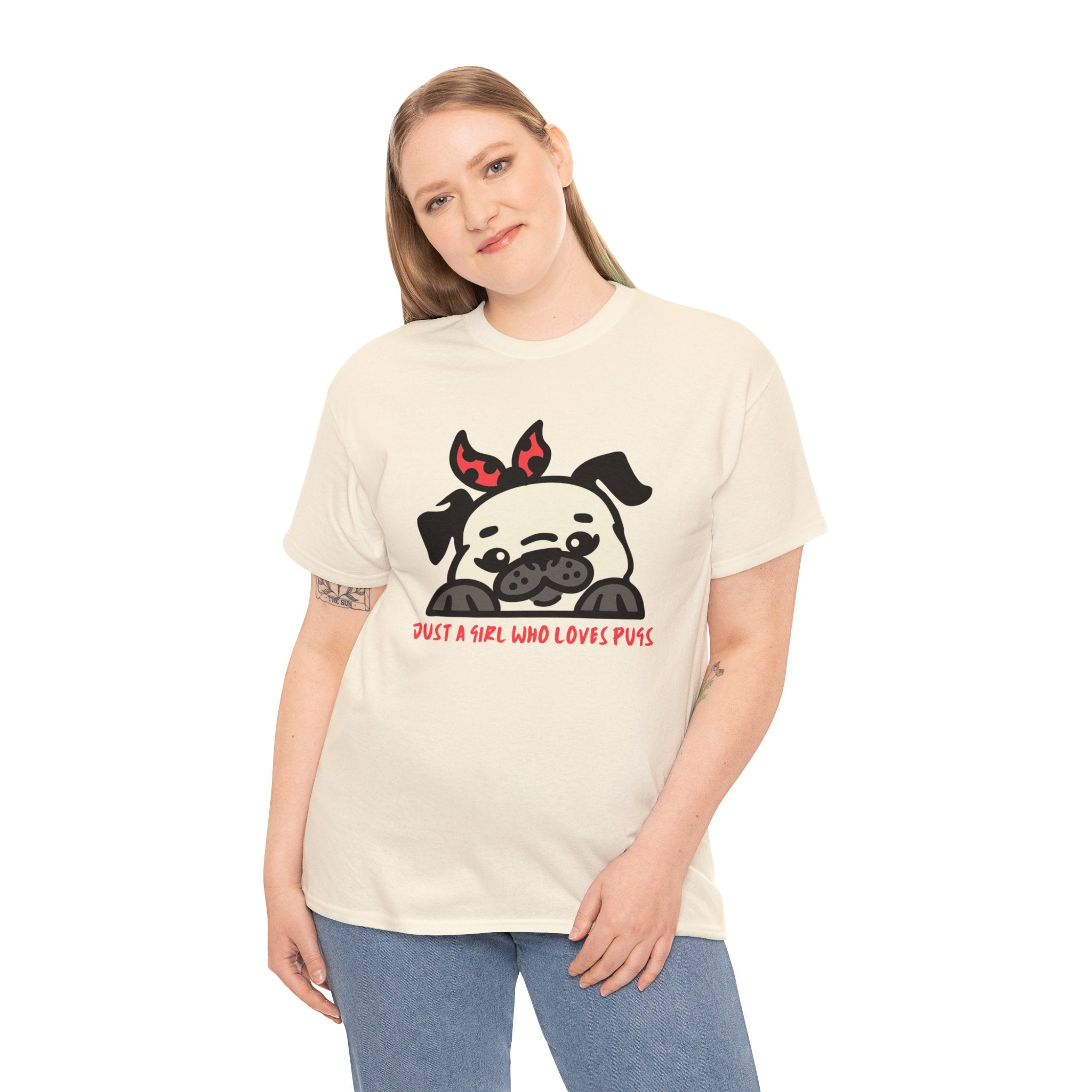 Pug T-Shirt: Just A Girl Who Loves Pugs #3