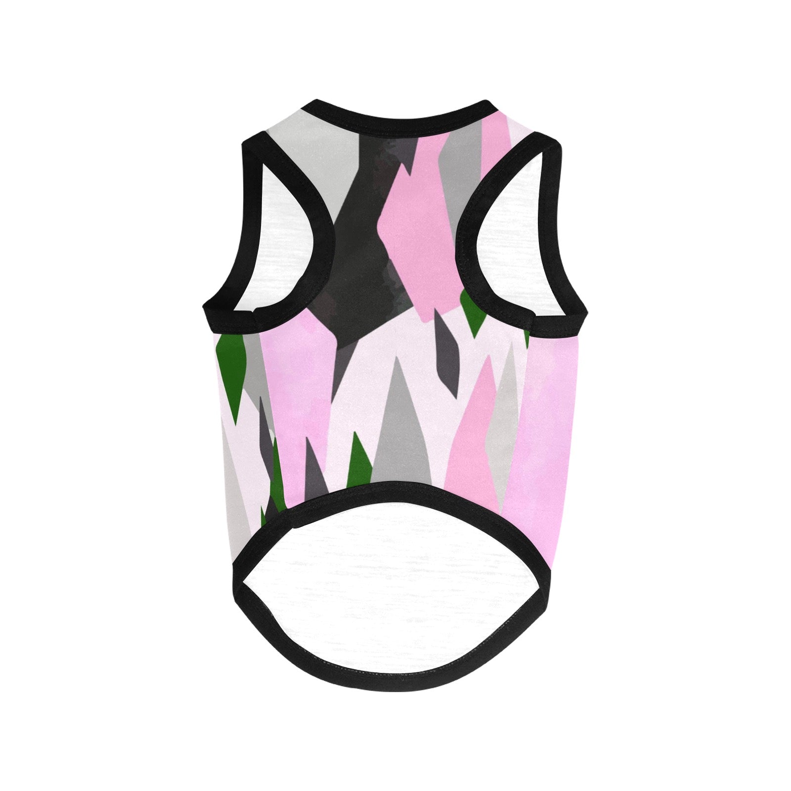 Pink Geometric Pet Tank Top