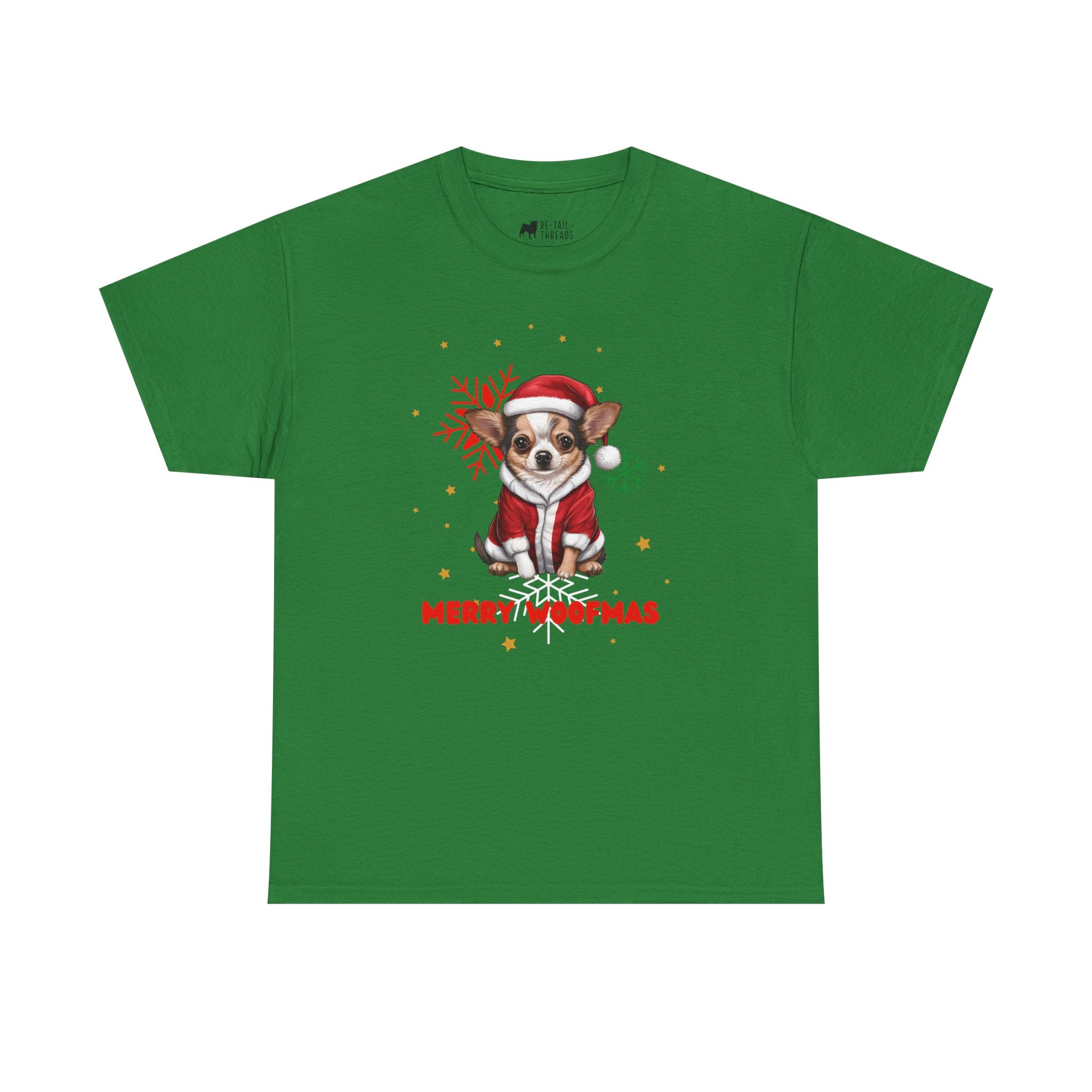 Christmas T-Shirt: Santa Hat Chihuahua