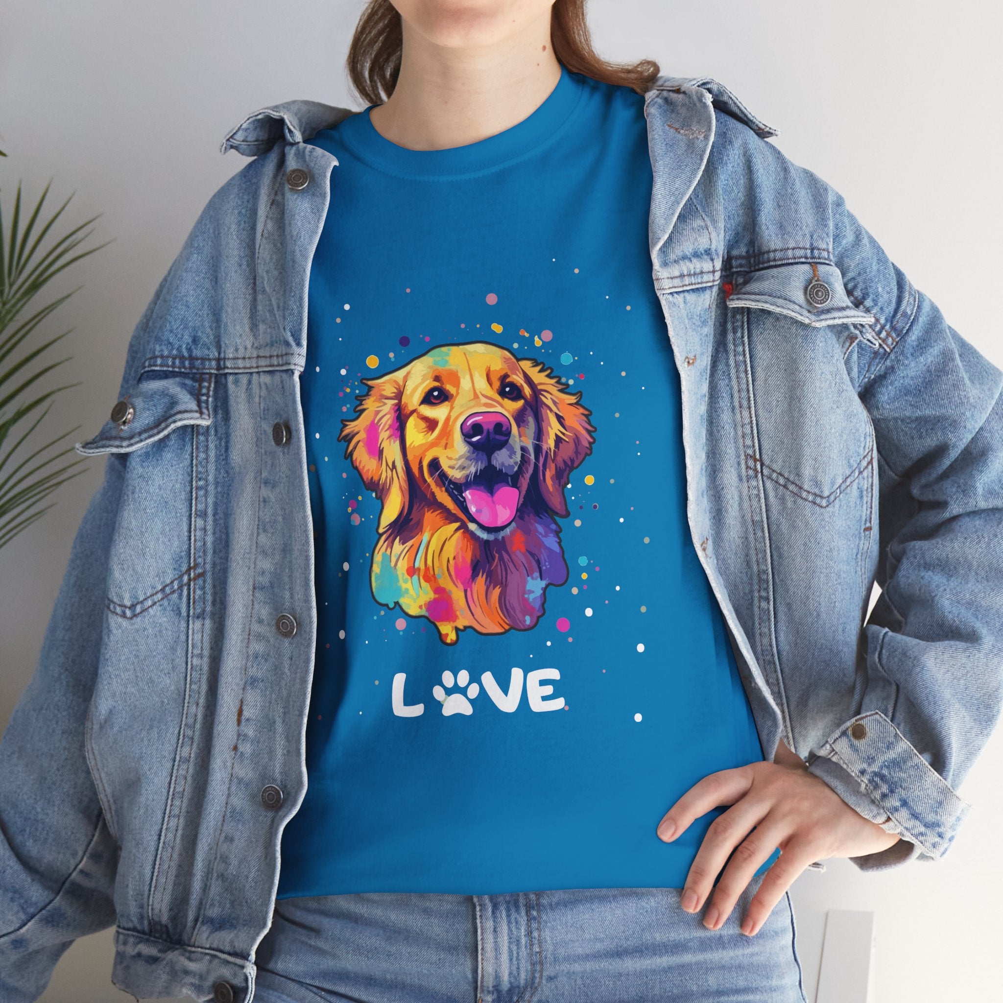 Dog T-Shirt: Golden Retriever Love