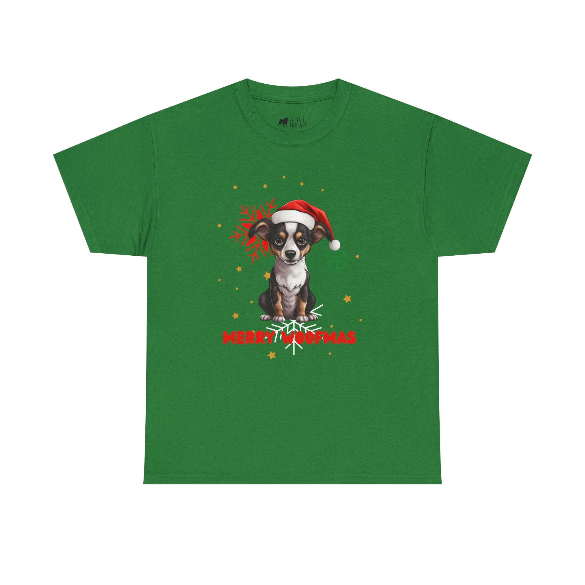 Christmas T-Shirt: Santa Hat Rat Terrier