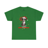Christmas T-Shirt: Santa Hat Rat Terrier