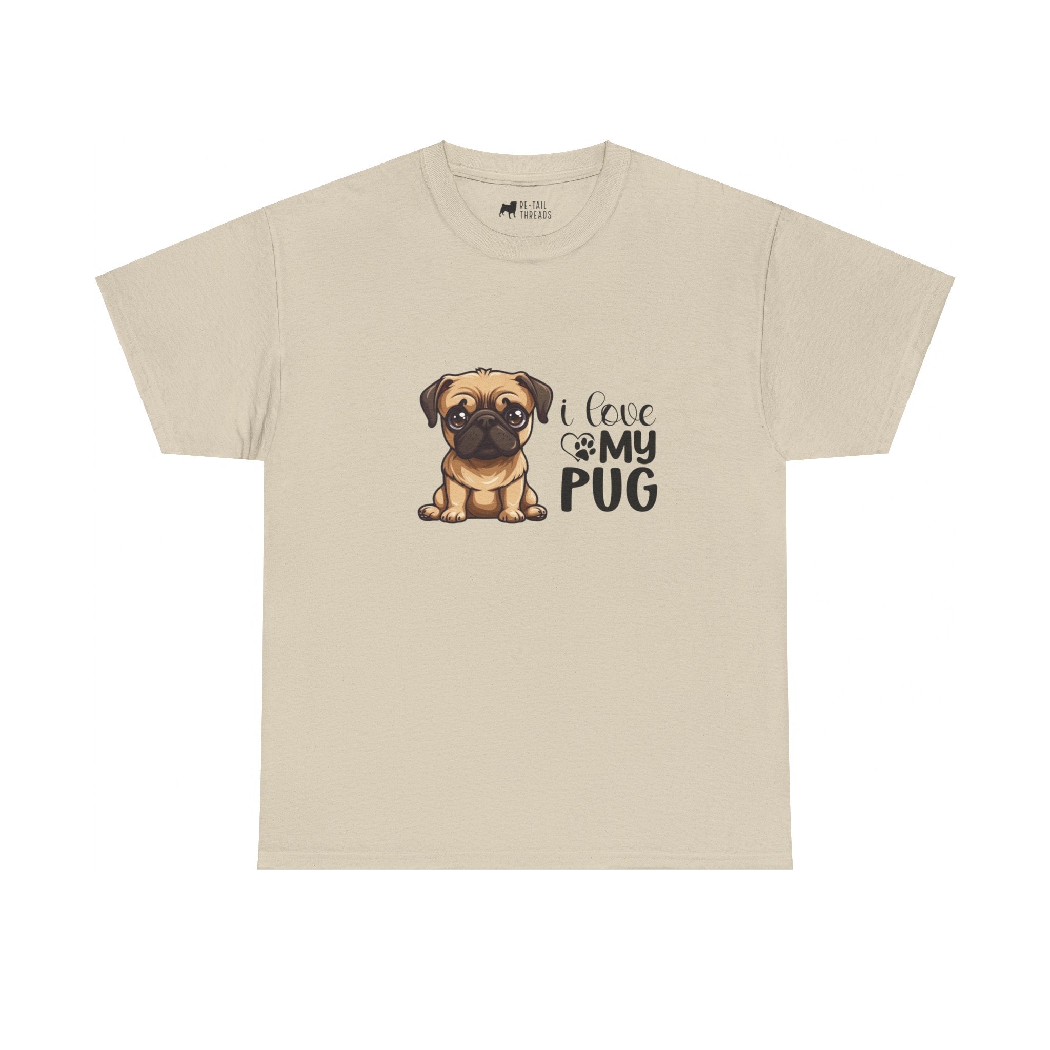 Pug T-Shirt: I Love My Pug