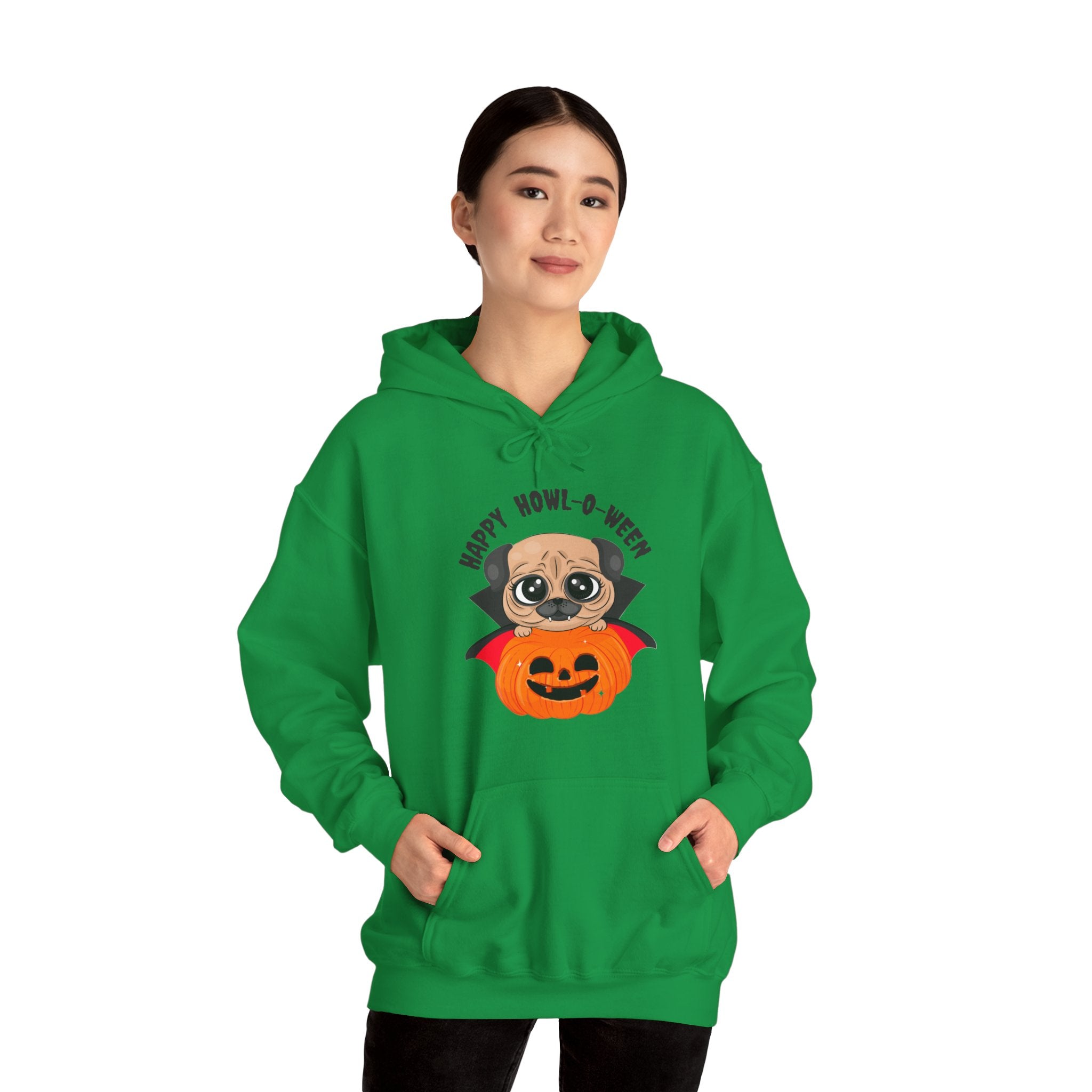 Halloween Hoodie: Pug Howl-O-Ween