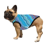 Wavy Blue Pet Tank Top