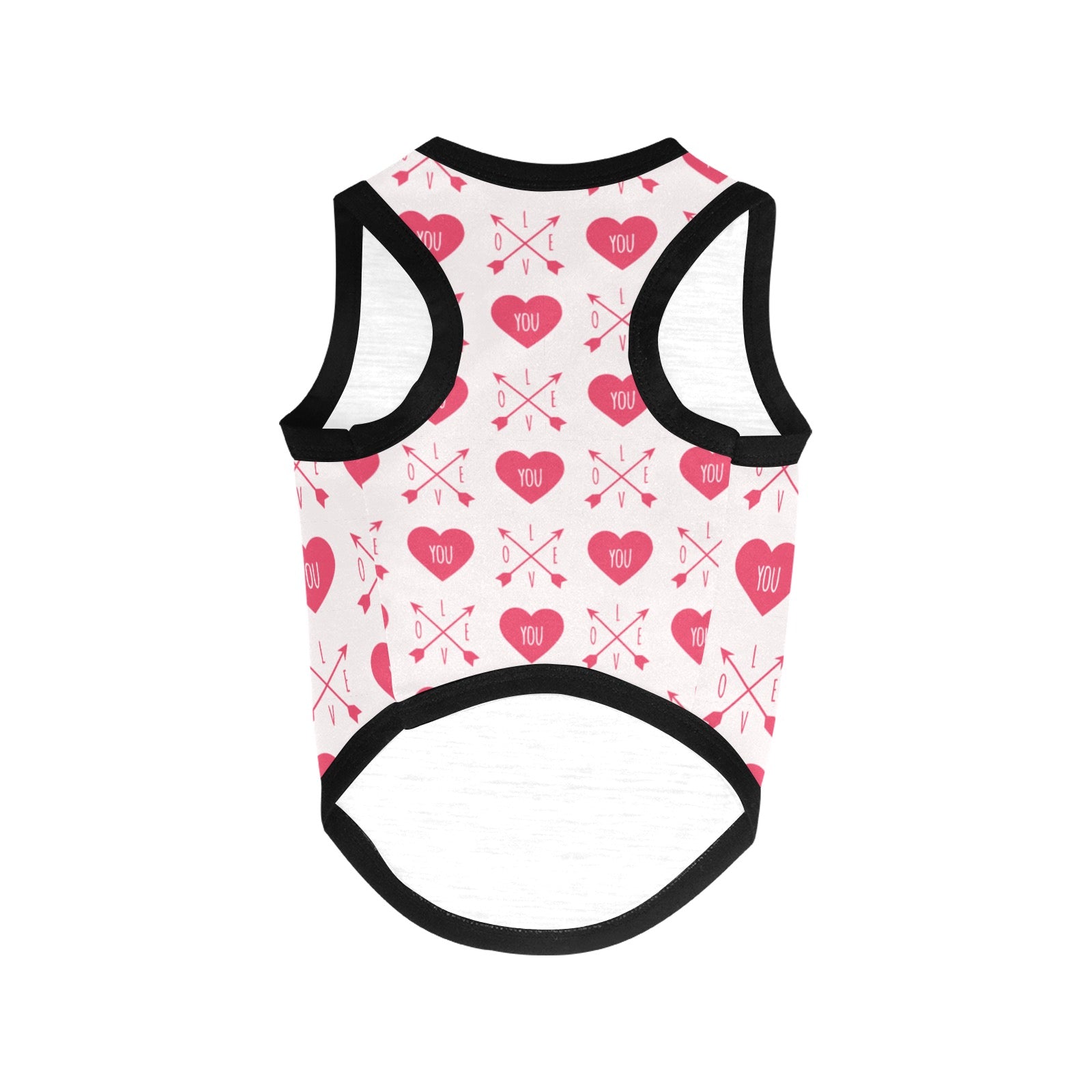 Love You Hearts Pet Tank Top